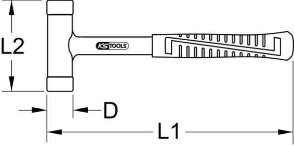 KS TOOLS Muovivasara 140.5272